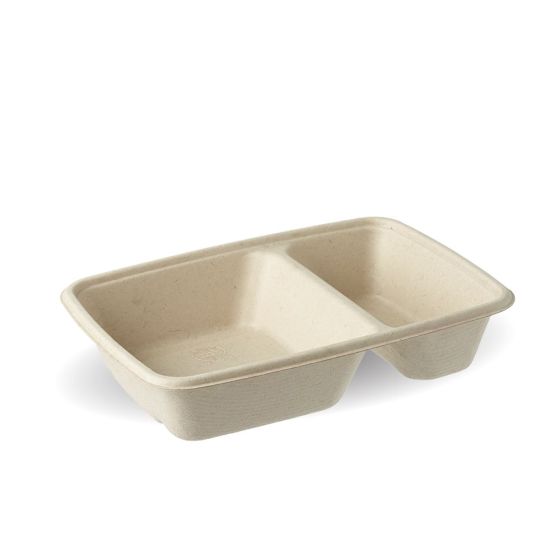 Sabert 2 Compartment Pulp Container (Base)