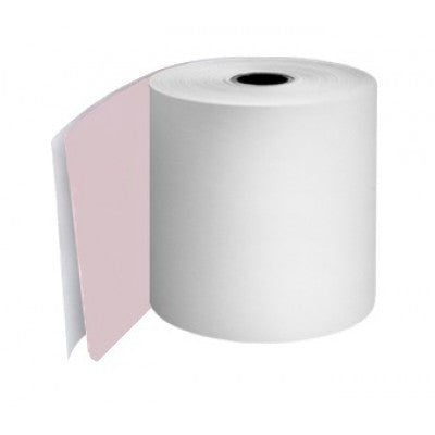 Till Roll 2ply White/Pink