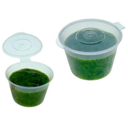4oz Hinged Round Sauce Pot