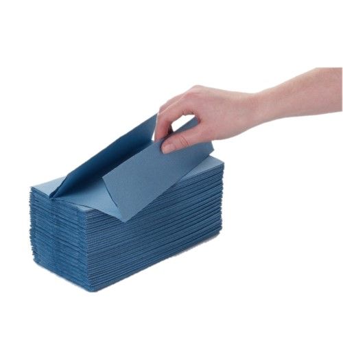 Blue C-Fold 1ply Hand Towel