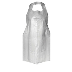 Disposable White Plastic Apron