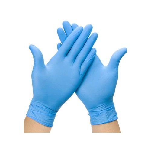 Medium Blue Nitrile P/F Gloves